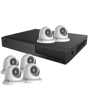 OYN-X 5MP Eyeball Dome 6 Camera IP CCTV Kit