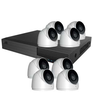 OYN-X 2MP Turret 8x Camera IP CCTV Kit