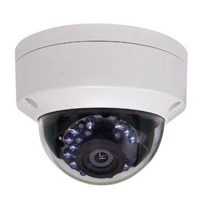 THC-D220 HiWatch by Hikvision HD-TVI 1080P IK10 Vandal Dome Camera with 20M IR Night Vision