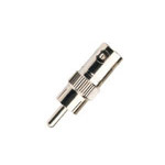 Female BNC to Male Phono Connector