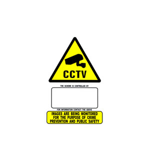 A4 Data Compliant CCTV Warning Signs