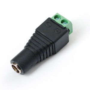 Female DC Plug with Terminal Block