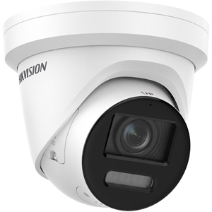 Hikvision DS-2CD2387G2-LSU-SL 8 MP 4K ColorVu Live Guard Fixed Turret White Network Camera with Built in Mic & Strobe Alarm (2.8mm)