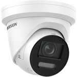 Hikvision DS-2CD2387G2-LSU-SL 8 MP 4K ColorVu Live Guard Fixed Turret White Network Camera with Built in Mic & Strobe Alarm (2.8mm)