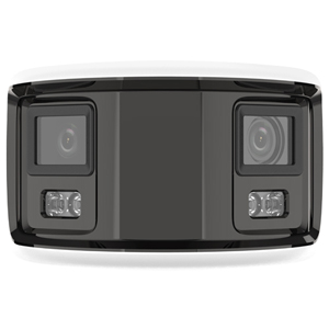 Hikvision DS-2CD2T87G2P-LSU-SL 8MP 4K 180 Degree Panoramic ColorVu Dual Lens Fixed Bullet White Network Camera with Built in Mic & Speaker #3