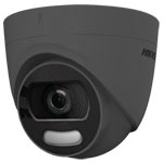 Hikvision ColorVu DS-2CE72HFT-E 5MP Full Time Colour Turret Camera (PoC) in Grey
