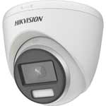 Hikvision DS-2CE72KF0T-LFS 2.8mm 5MP 3K Fixed Lens ColorVu White Light Turret Camera with AoC