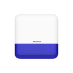 Hikvision AX Pro DS-PS1-E-WE/Blue Wireless External Sounder Intruder Alarm with Blue Strobe Light