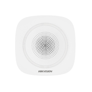 Hikvision AX Pro DS-PS1-I-WE/Blue Wireless Internal Sounder Intruder Alarm with Blue LED Flash