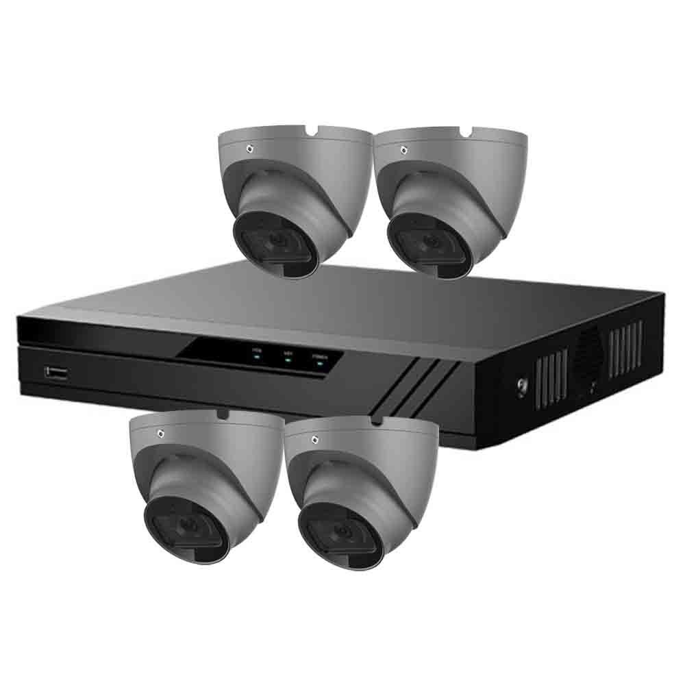 Oynx Eagle 4Ch 4K HDCVI CCTV Kit with 4x 8MP Fixed Lens IR Turret