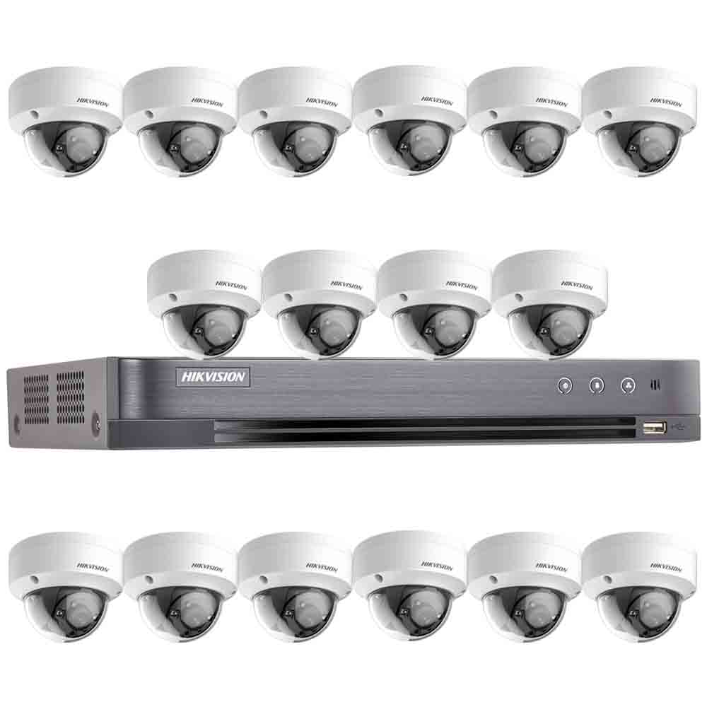 Hikvision 16Ch 1080P HDTVI CCTV Kit with 16x Ultra Low Light IK10