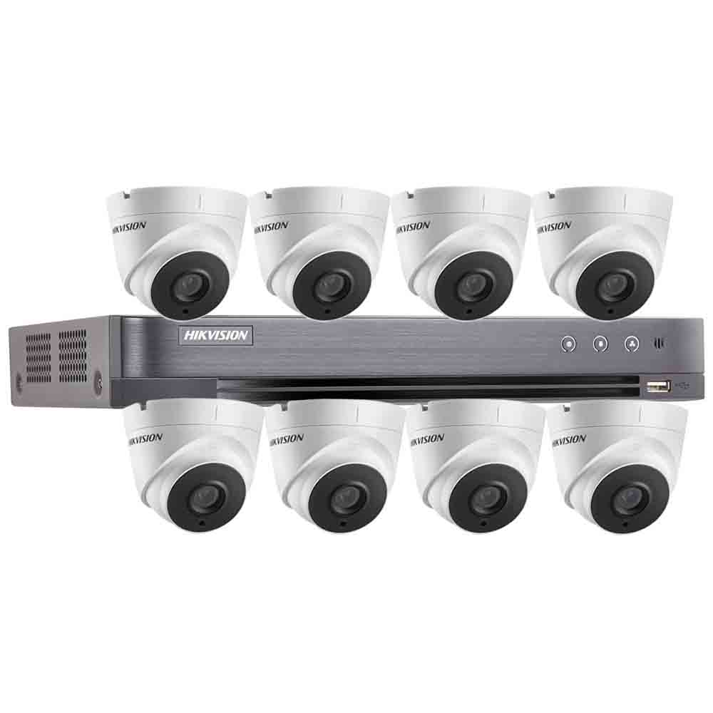 Hikvision 8Ch 1080P HDTVI CCTV Kit with 8x 40M EXIR Night Vision
