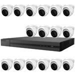 HiLook by Hikvision 16Ch IP CCTV Kit with 16x 120dB WDR 5MP H.265 Motorised Zoom IP Turret Camera