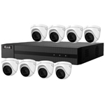 HiLook by Hikvision 8Ch IP CCTV Kit with 8x 120dB WDR 5MP H.265 Motorised Zoom IP Turret Camera