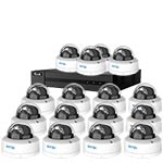 HiLook by Hikvision ColorVu 3.0 16Ch IP CCTV Kit with 16x 4MP Smart Hybrid Full HD Dome Cameras with PoE (2.8mm Lens)