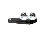 HiLook by Hikvision ColorVu 3.0 4Ch IP CCTV Kit with 2x 4MP Smart Hybrid Full HD Dome Cameras with PoE (2.8mm Lens)
