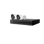HiLook by Hikvision 4Ch IP-CCTV Kit with 2x 5MP ColorVu Lite Full HD White Light Bullet Camera with PoE (2.8mm Lens)