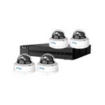 HiLook by Hikvision ColorVu 3.0 4Ch IP CCTV Kit with 4x 4MP Smart Hybrid Full HD Dome Cameras with PoE (2.8mm Lens)