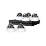 HiLook by Hikvision ColorVu 3.0 8Ch IP CCTV Kit with 6x 4MP Smart Hybrid Full HD Dome Cameras with PoE (2.8mm Lens)
