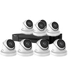 HiLook by Hikvision 8Ch IP-CCTV Kit with 8x 8MP 4K UHD IR Motorised Zoom Turret Camera with PoE & 30m IR (2.8mm to 12mm)