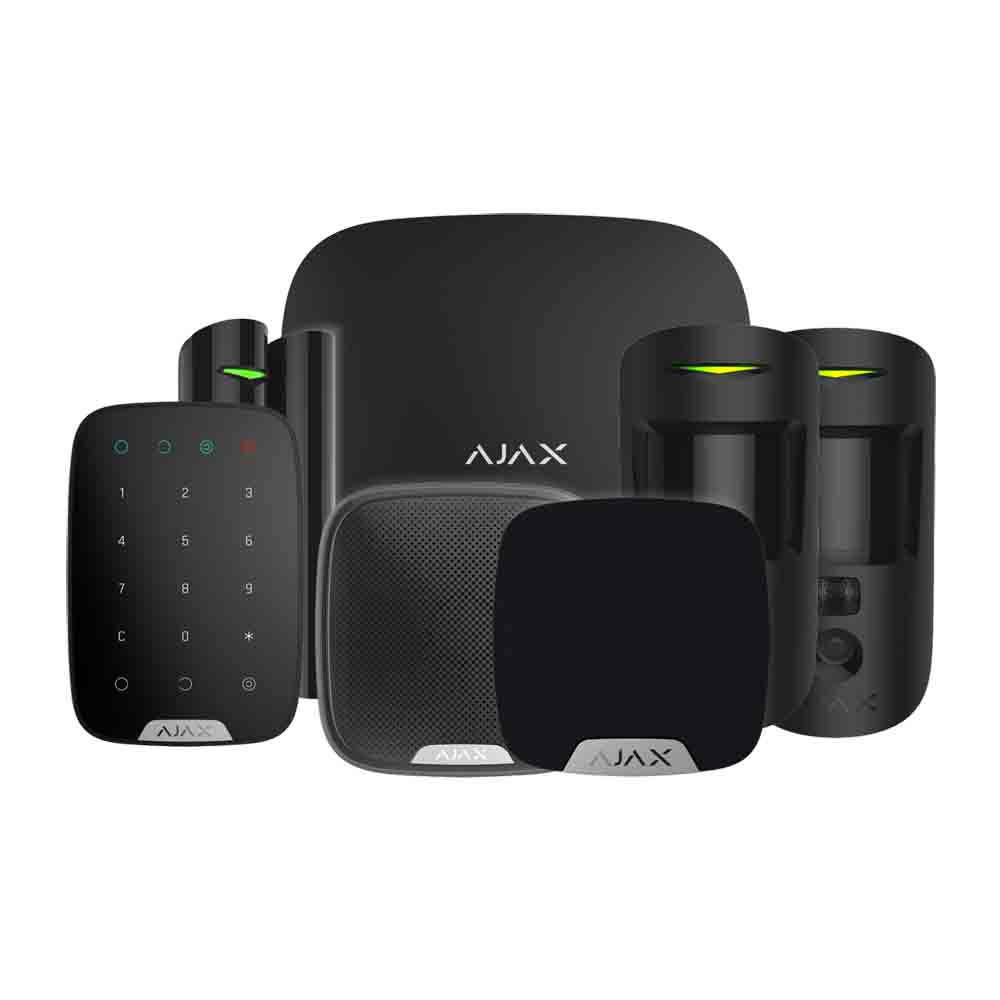 Ajax Hub2kit3 Black Intruder Alarm Kit