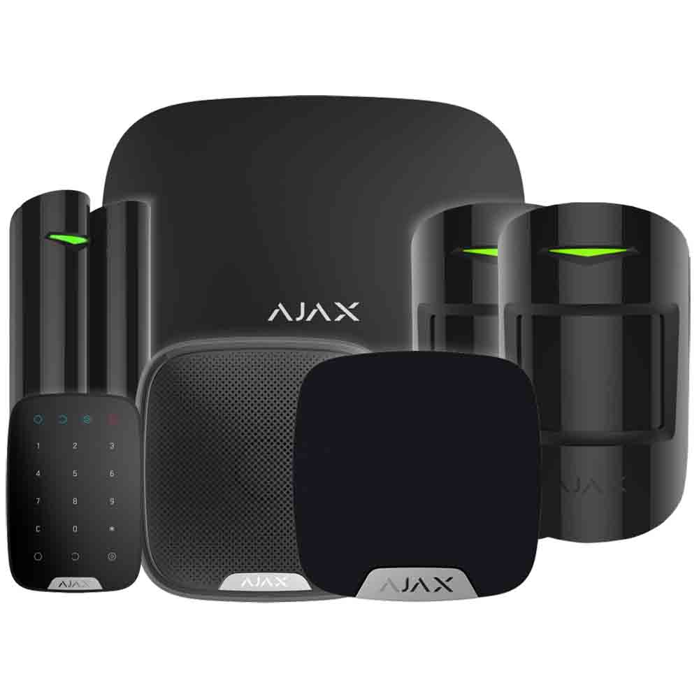 Ajax HubPluskit3 Black Intruder Alarm Kit