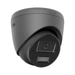 HiLook by Hikvision IPC-T280HA-LUF/SL-G 8 MP Smart Hybrid Light Turret Camera (Grey)