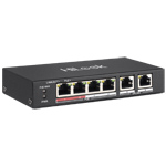 NS-0106P-35 HiLook by Hikvision 4 Port Fast Ethernet Unmanaged POE Switch with 2x Uplinks