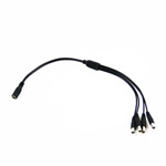 4 way DC Jack splitter cable