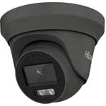 HiLook by Hikvision THC-T259-MS 5 MP 3K ColorVu Lite Audio Fixed Turret Camera with Built in Mic (2.8mm Lens / AoC) in Grey